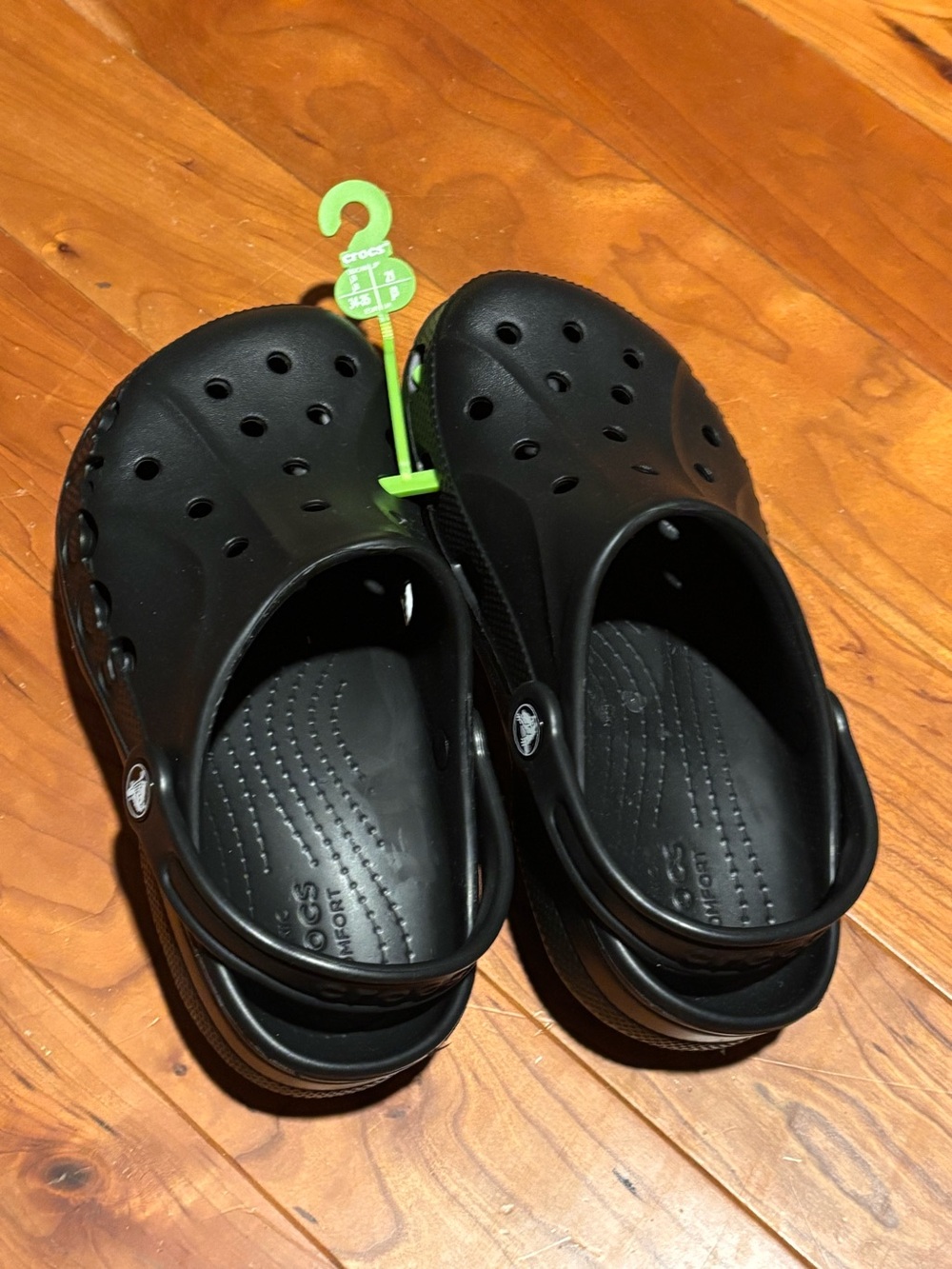 CROCS Kids Black Classic Clogs